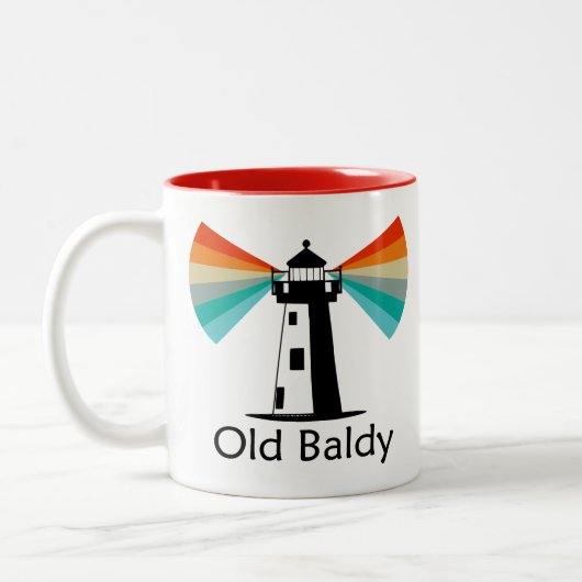 Tasse 2 Couleurs Old Baldy Lighthouse Rainbow (Gauche)