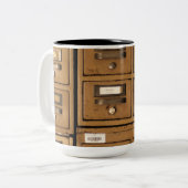 Tasse 2 Couleurs Old Disused Filing Cabinets (Devant gauche)