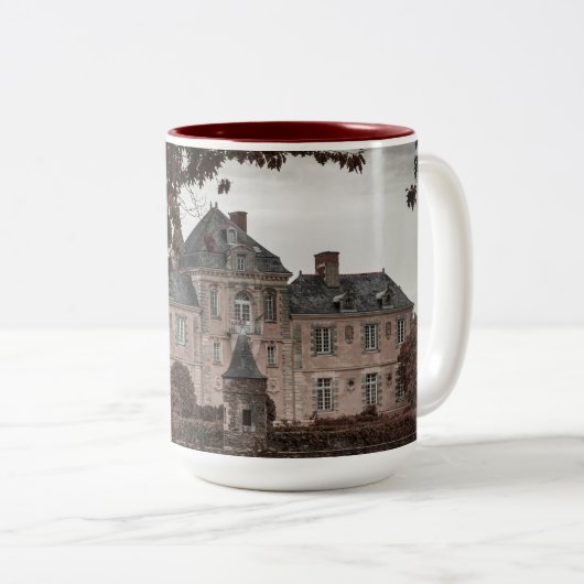 Tasse 2 Couleurs Old European Mansion (Devant droit)