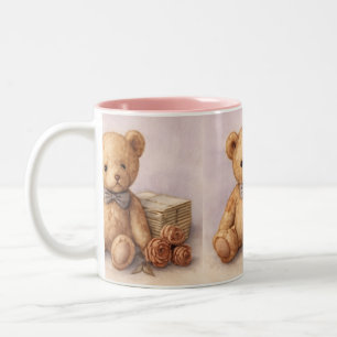 Tasse 2 Couleurs Old Letters, Vintage, par Natasha Us