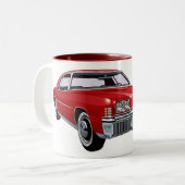 Tasse 2 Couleurs Oldsmobile rouge Toronado (Devant gauche)