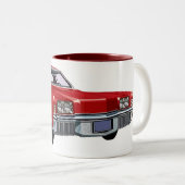 Tasse 2 Couleurs Oldsmobile rouge Toronado (Devant droit)