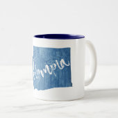 Tasse 2 Couleurs Olympia Washington Wood Grain (Devant droit)