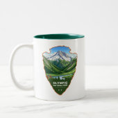 Tasse 2 Couleurs Olympic National Park Washington Arrowhead (Gauche)