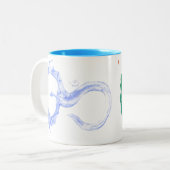 Tasse 2 Couleurs Om Dragon (Devant gauche)