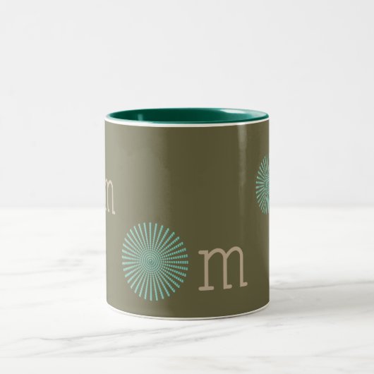 Tasse 2 Couleurs Om zen vert (Centre)