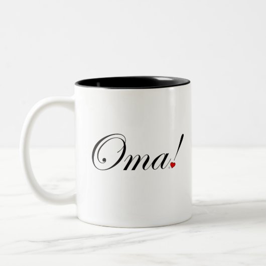 Tasse 2 Couleurs Oma ! (Gauche)