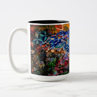 Tasse 2 Couleurs Ombres et grande Musique légère