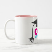 Tasse 2 Couleurs OMG J'ai obtenu mon diplôme (Gauche)