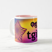 Tasse 2 Couleurs OMG ! tgif (Devant gauche)