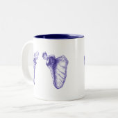 Tasse 2 Couleurs Omoplates (Devant gauche)