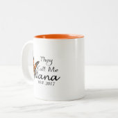 Tasse 2 Couleurs On m'appelle Nana (Devant gauche)