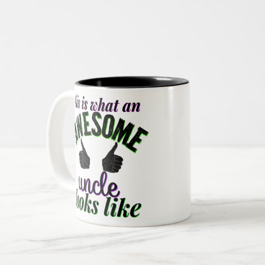 Tasse 2 Couleurs oncle (Devant gauche)