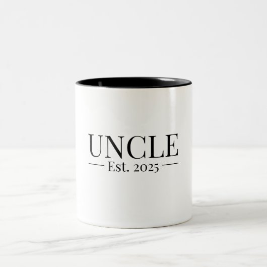 Tasse 2 Couleurs Oncle Établi 2025 (Centre)