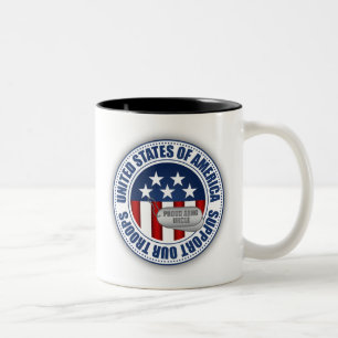 Tasse 2 Couleurs Oncle fier de garde nationale d'armée