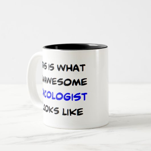 Tasse 2 Couleurs oncologue, génial (Devant gauche)