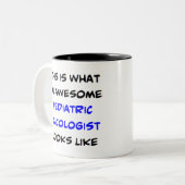 Tasse 2 Couleurs oncologue pédiatrique, génial (Devant gauche)