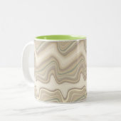 Tasse 2 Couleurs onde rétro (Devant gauche)