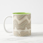 Tasse 2 Couleurs onde rétro (Gauche)