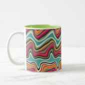 Tasse 2 Couleurs ondes rétro MANA (Gauche)