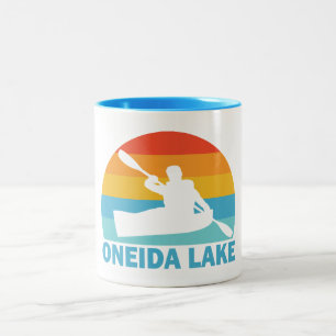Tasse 2 Couleurs Oneida Lake New York Kayak