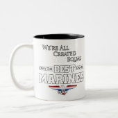 Tasse 2 Couleurs Only The Best Marines (Gauche)