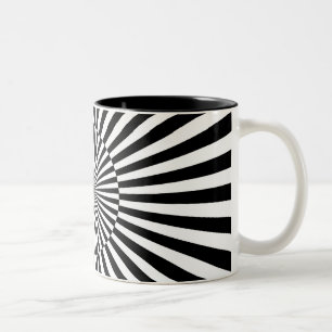 Tasse 2 Couleurs OP -Art #3 à Emporio Moffa