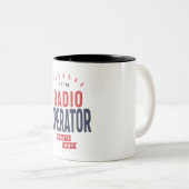 Tasse 2 Couleurs Opérateur radio (Devant droit)