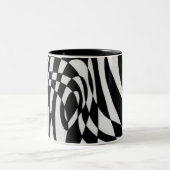 Tasse 2 Couleurs Optique #1 par Michael Moffa c1991 (Centre)