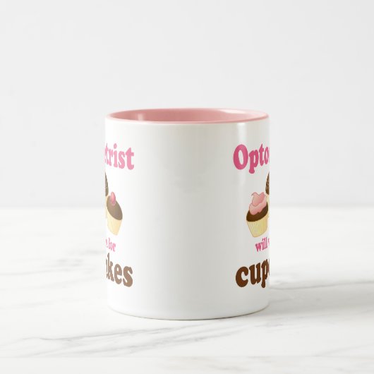 Tasse 2 Couleurs Optométriste drôle (Centre)