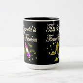 TASSE 2 COULEURS OR 50 ET CONCEPTION DIVA FABULEUSE (Centre)