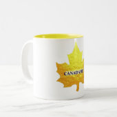 TASSE 2 COULEURS OR CANADAFIRST (Devant gauche)