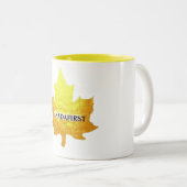 TASSE 2 COULEURS OR CANADAFIRST (Devant droit)