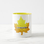 TASSE 2 COULEURS OR CANADAFIRST (Centre)