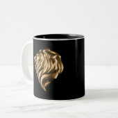Tasse 2 Couleurs Or de lion (Devant gauche)
