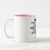 Tasse 2 Couleurs Orange de graffiti (Gauche)