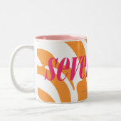 Tasse 2 Couleurs Orange de zèbre (Gauche)