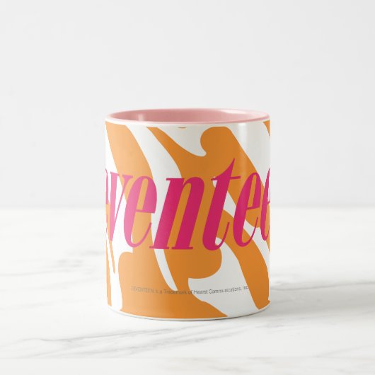 Tasse 2 Couleurs Orange de zèbre (Centre)
