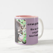 Tasse 2 Couleurs Orangs-outans (Devant droit)