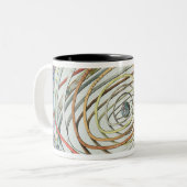 Tasse 2 Couleurs Orbites planétaires (Devant gauche)