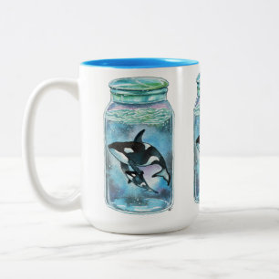 Tasse 2 Couleurs Orca dans le Jar