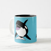 Tasse 2 Couleurs Orca Killer Whale (Devant gauche)