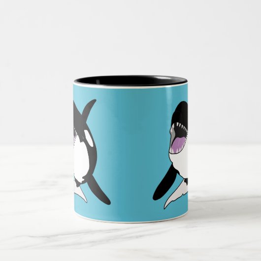 Tasse 2 Couleurs Orca Killer Whale (Centre)