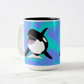 Tasse 2 Couleurs Orca Killer Whale (Devant gauche)