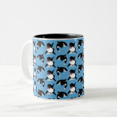 Tasse 2 Couleurs Orca Killer Whale (Devant gauche)