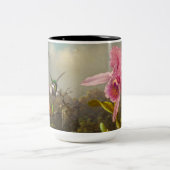 Tasse 2 Couleurs Orchidée avec deux colibris Heade (Centre)