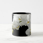 Tasse 2 Couleurs Orchidée blanche en fleurs (Centre)