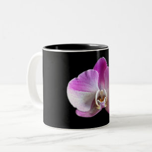 Tasse 2 Couleurs Orchidée violette et blanche