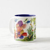 Tasse 2 Couleurs Orchidées 39 et diptyque 40 (Devant gauche)