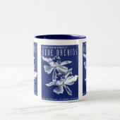 Tasse 2 Couleurs "Orchidées bleues" de Hoagy Carmichael (Centre)